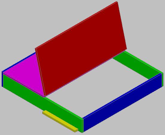 3D-Ansicht des Plans