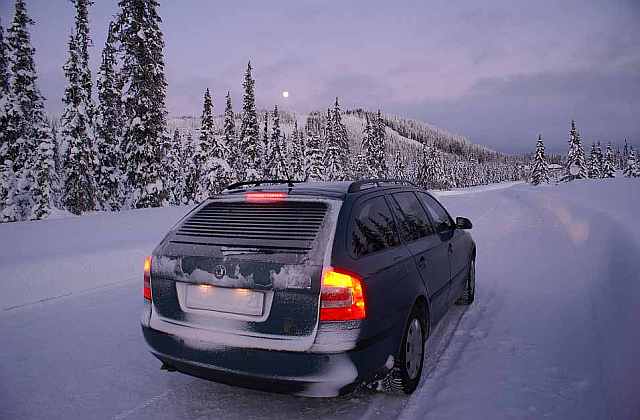 Mein Octi auf grosser Wintertour in Norwegen !